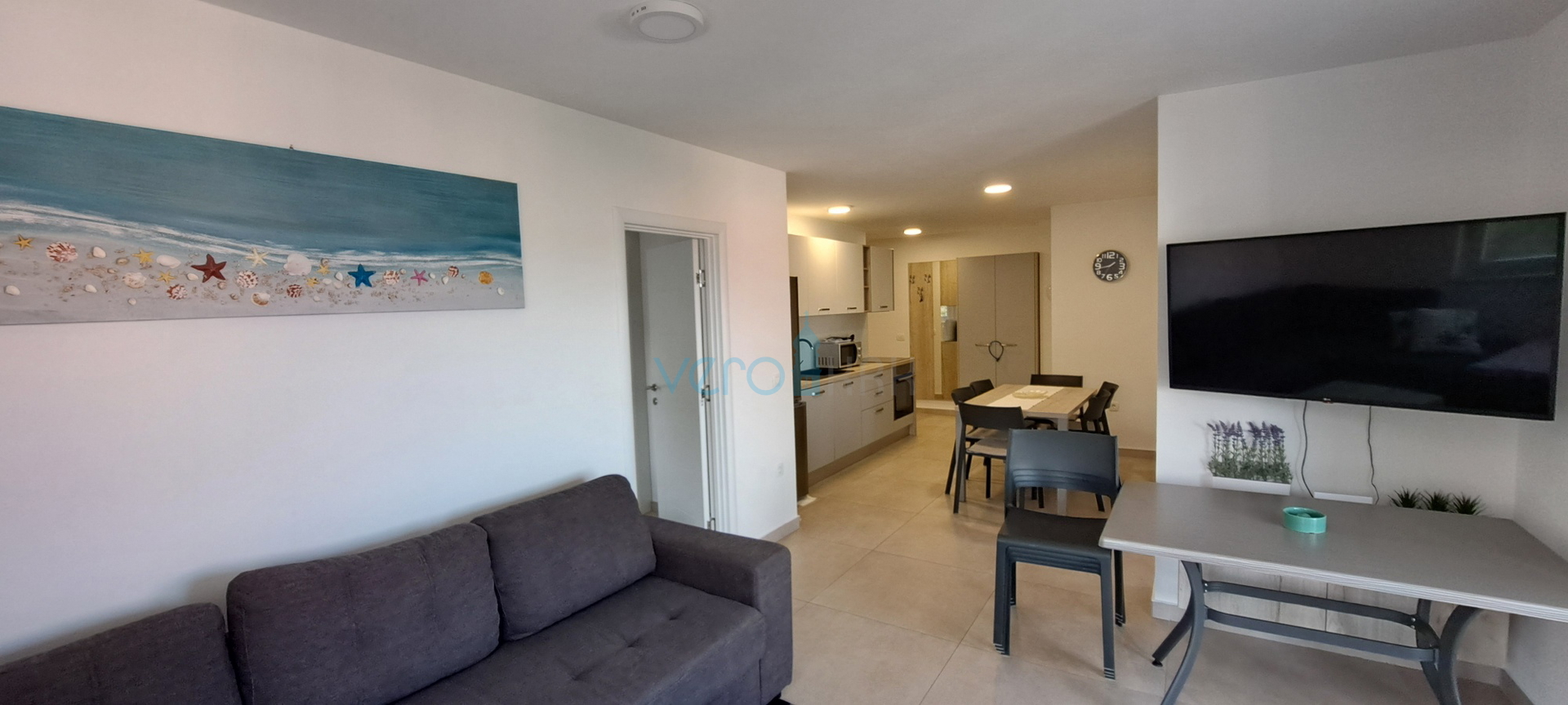 Uvlala Soline, otok Krk, dvosoban stan 62 m2, pogled na more, prodaja