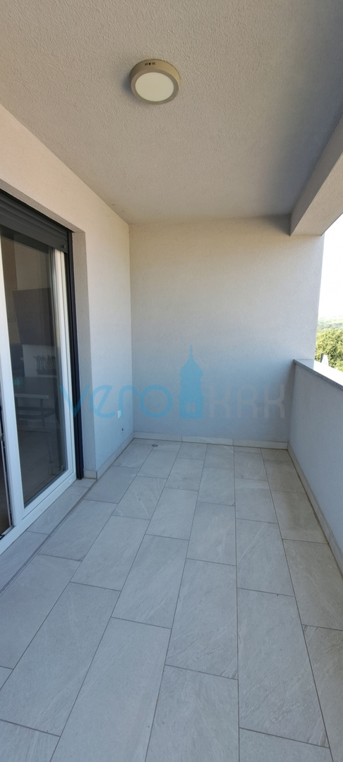 Uvlala Soline, otok Krk, dvosoban stan 62 m2, pogled na more, prodaja