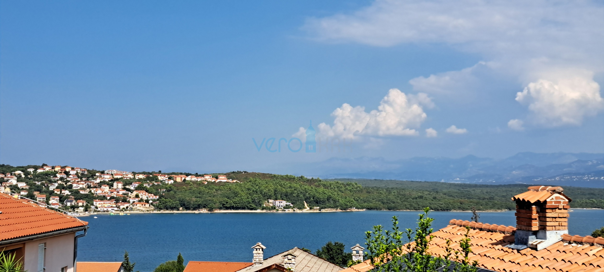 Uvlala Soline, otok Krk, dvosoban stan 62 m2, pogled na more, prodaja