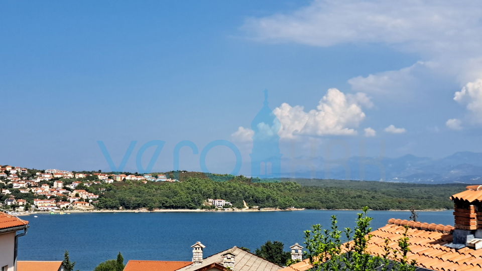 Uvlala Soline, island of Krk, two-bedroom apartment 62 m2, sea view, for sale