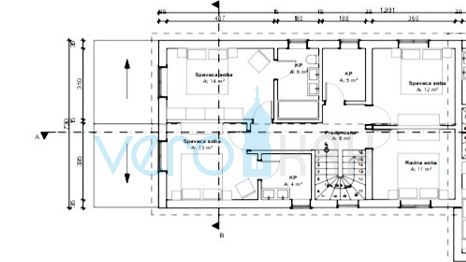 Vrbnik, Risika, Dvojna kuća 150m2 sa bazenom, prodaja