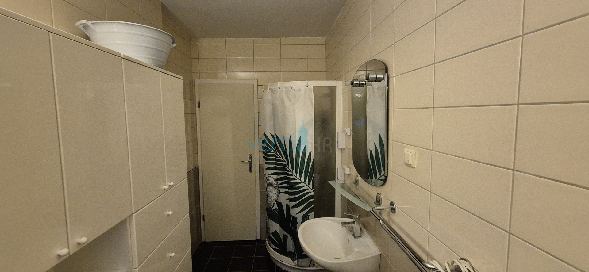 City of Krk, island of Krk, three-room apartment on the ground floor, garden, terrace, for sale