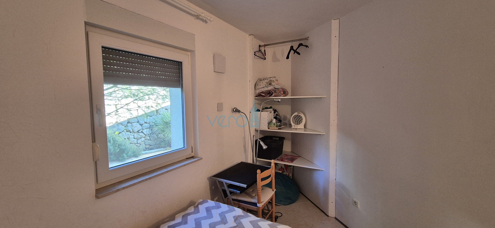 City of Krk, island of Krk, three-room apartment on the ground floor, garden, terrace, for sale