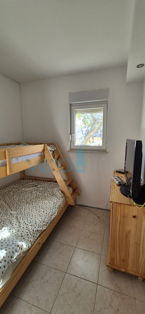 City of Krk, island of Krk, three-room apartment on the ground floor, garden, terrace, for sale