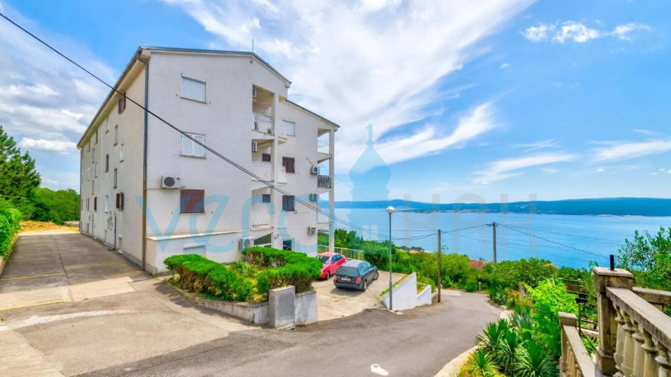 Crikvenica, Dramalj, Apartment 48.83 m2 on the 1st floor with open sea view, 1 km to the beach, for sale