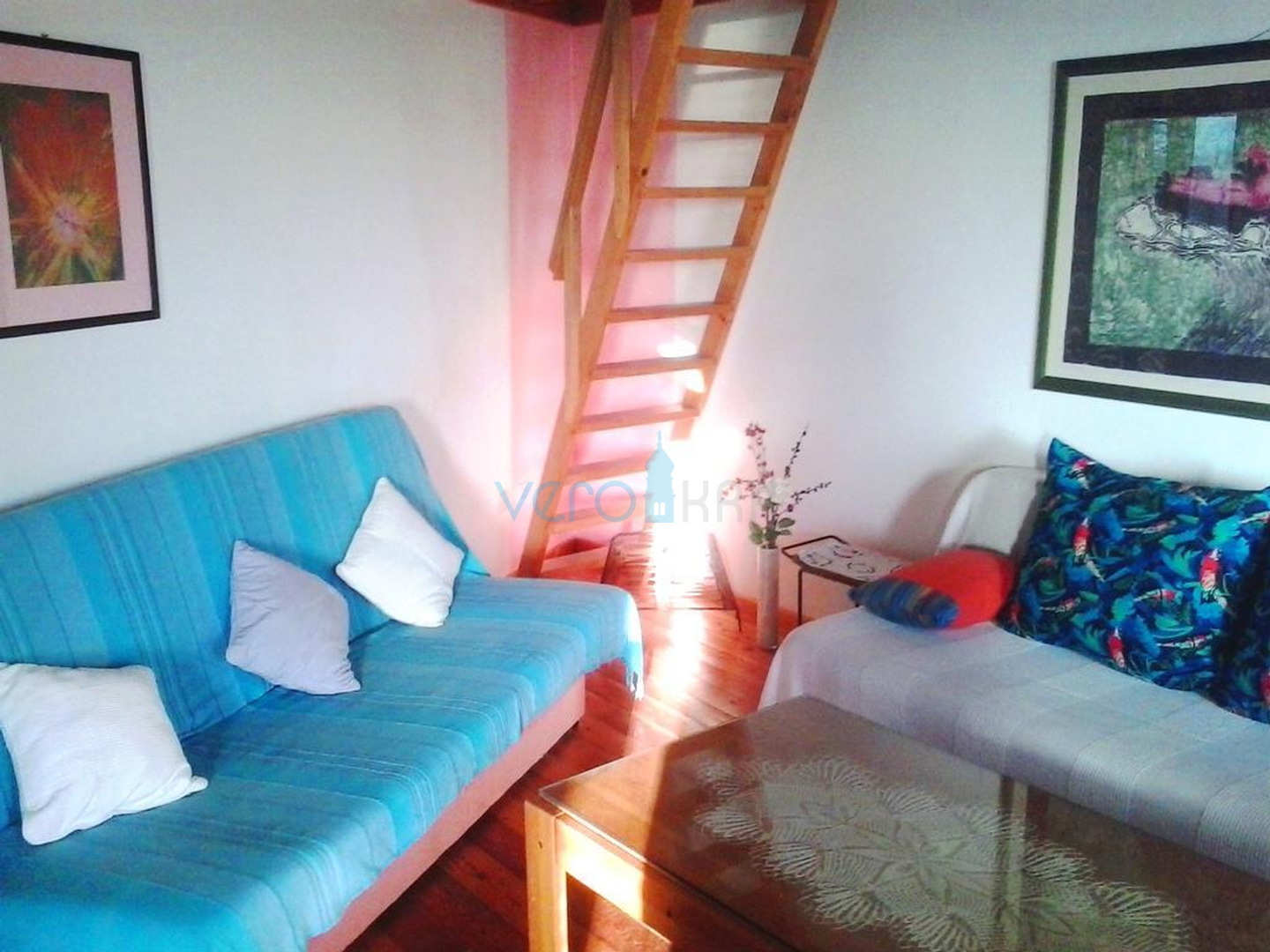 Island Krk, Malinska, Detached apartment house with 7 units, 450m to the sea, for sale