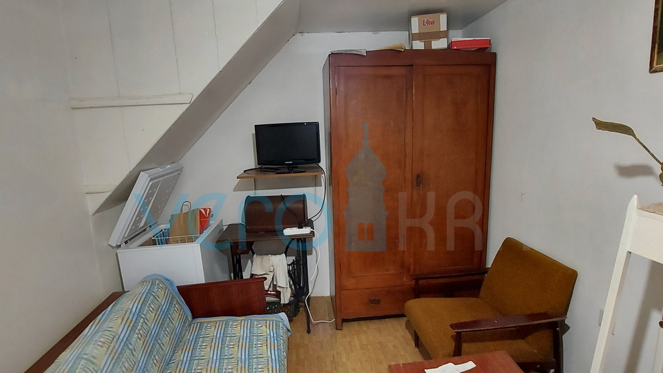 City of Krk, surroundings, old stone house in an excellent location with a sea view.