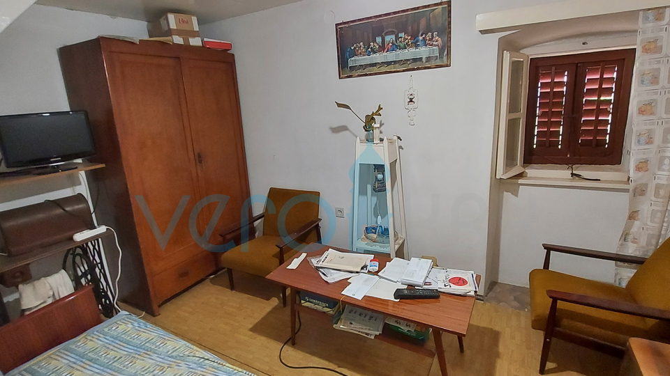 City of Krk, surroundings, old stone house in an excellent location with a sea view.