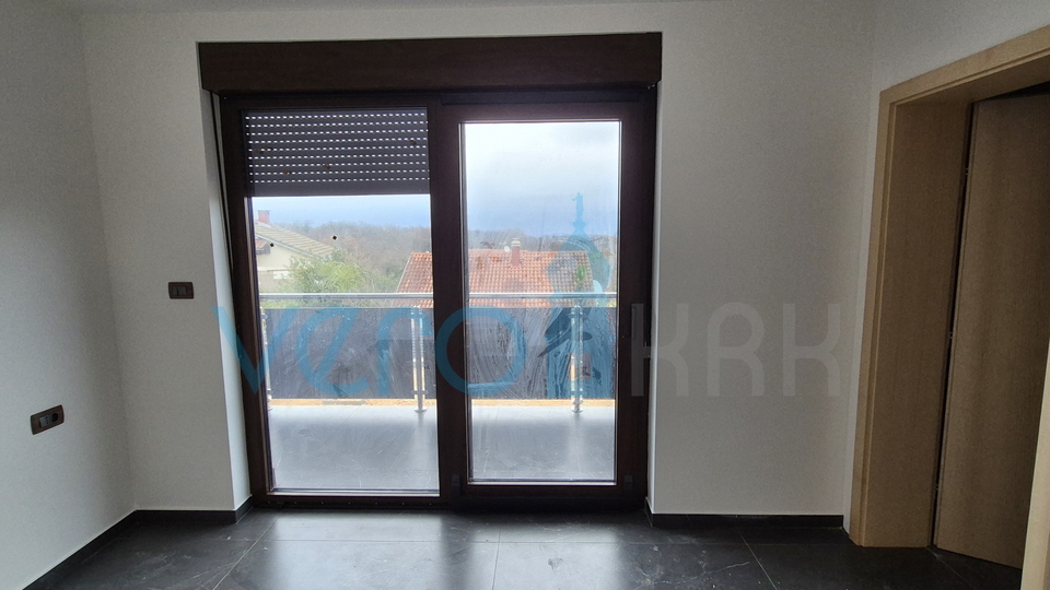 Soline Bay, Krk Island, new construction, detached house, pool, view, sale