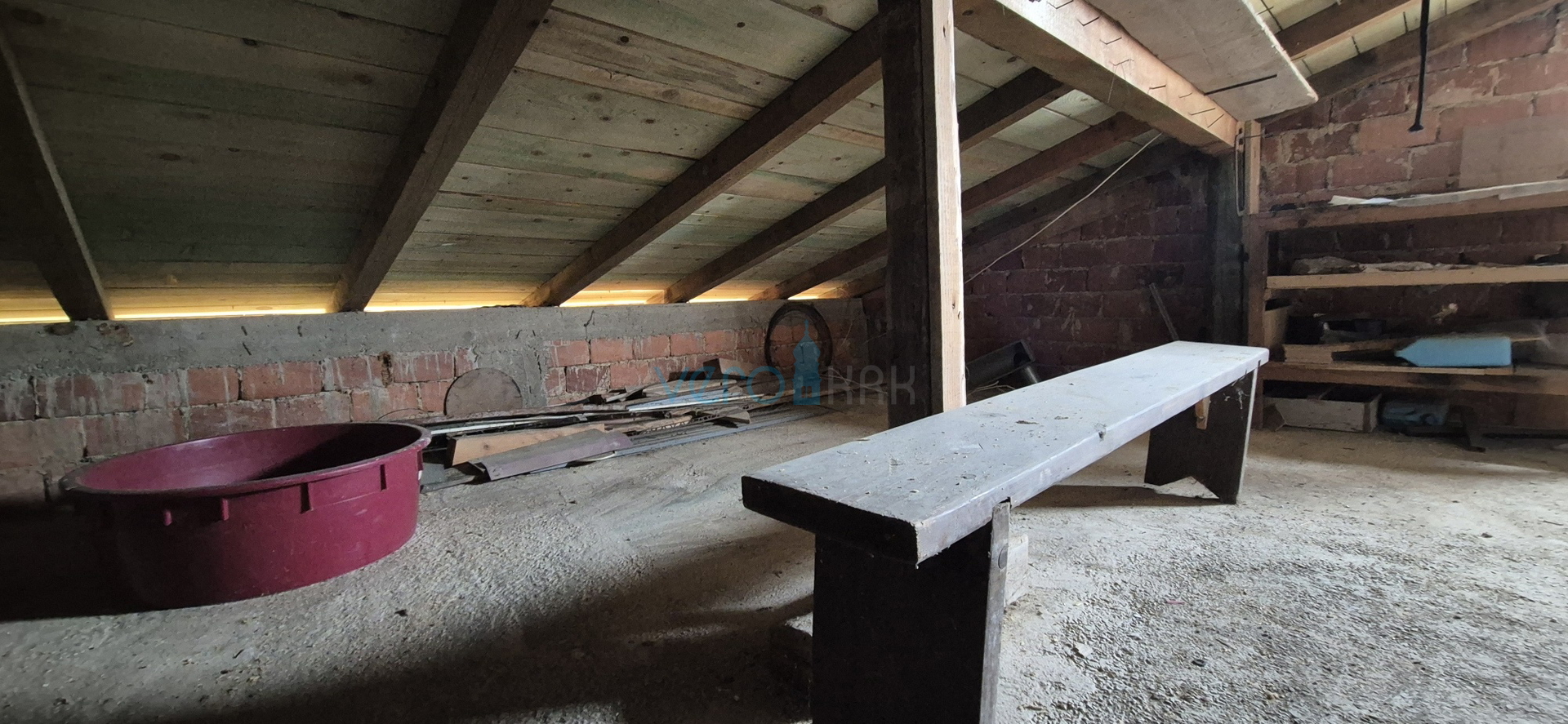 Grad Krk, otok Krk, dvojna kuća sa 3 apartmana, pogled, okućnica, prodaja