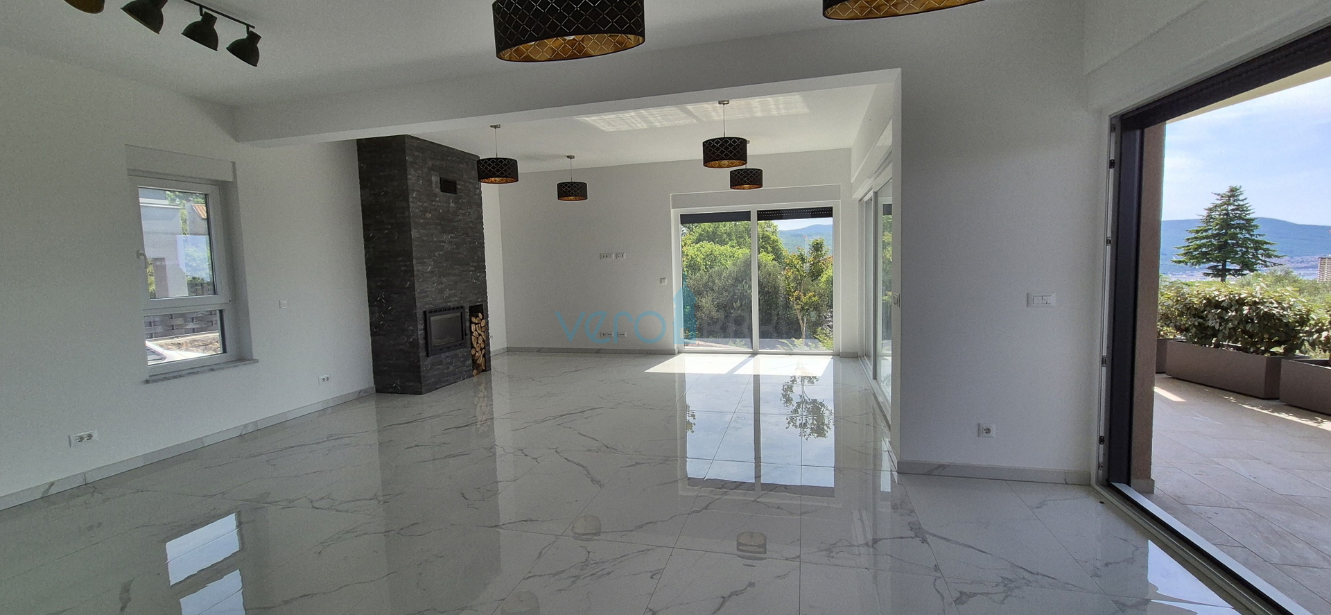 Krk Island, Krk town, surroundings, villa 200m2, swimming pool, open view, for sale