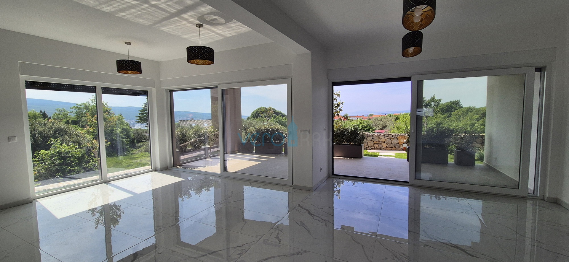 Krk Island, Krk town, surroundings, villa 200m2, swimming pool, open view, for sale