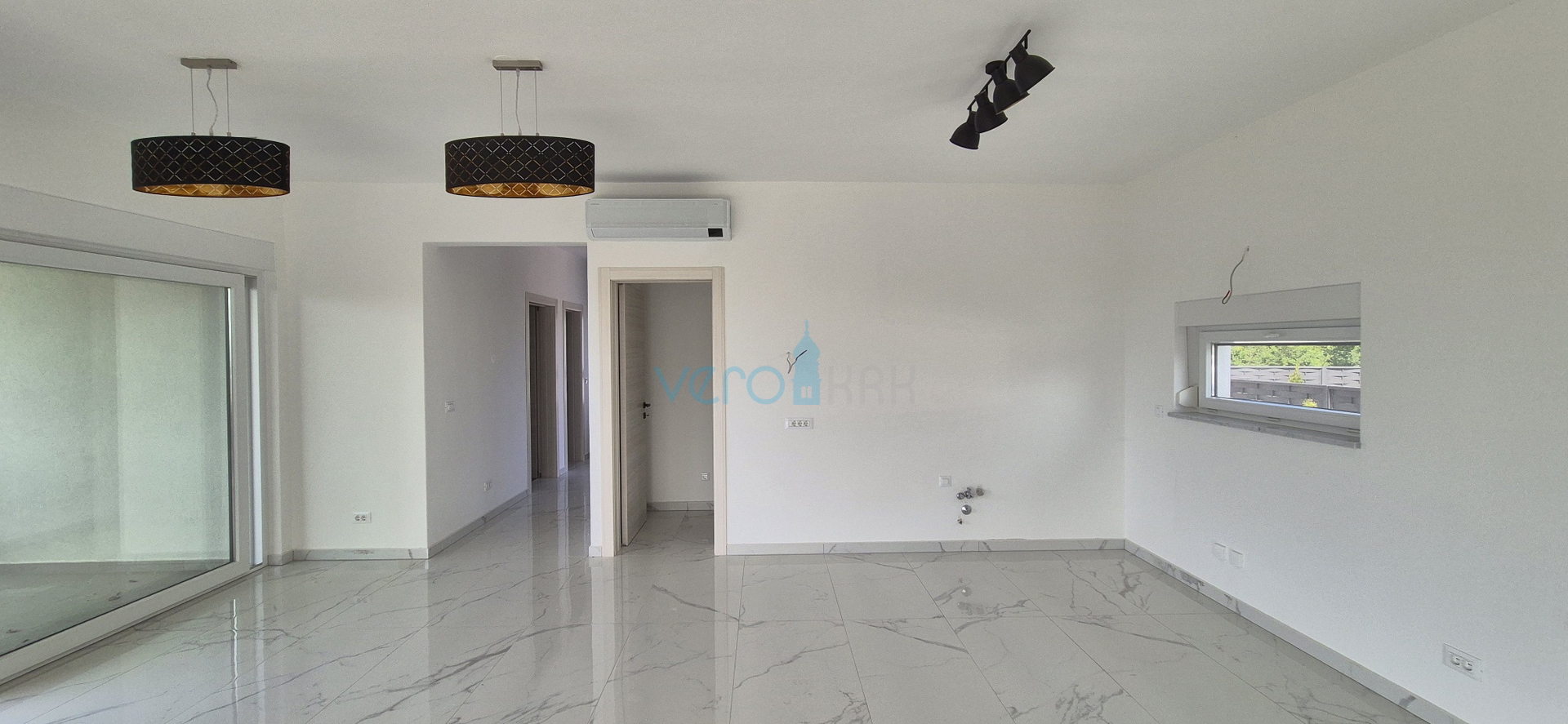 Krk Island, Krk town, surroundings, villa 200m2, swimming pool, open view, for sale