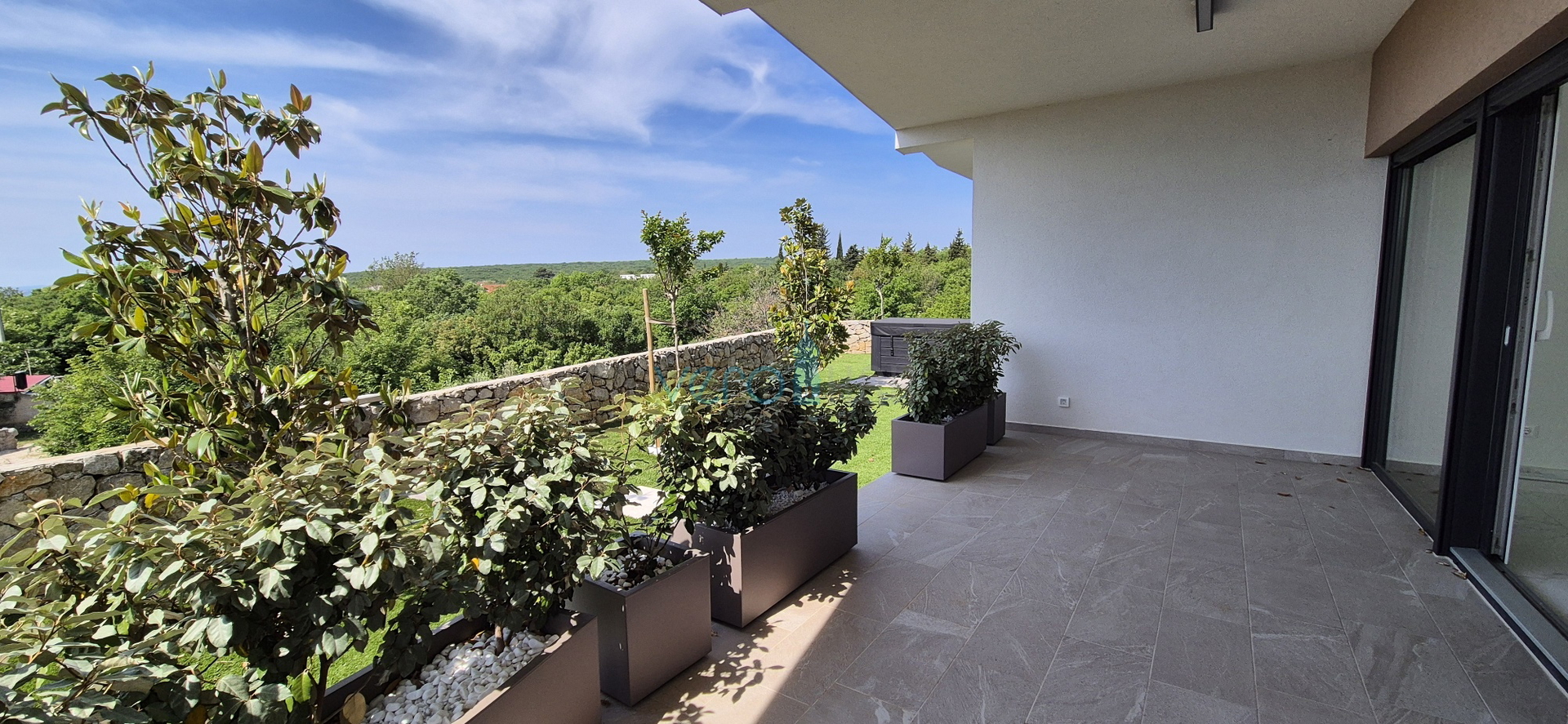 Krk Island, Krk town, surroundings, villa 200m2, swimming pool, open view, for sale