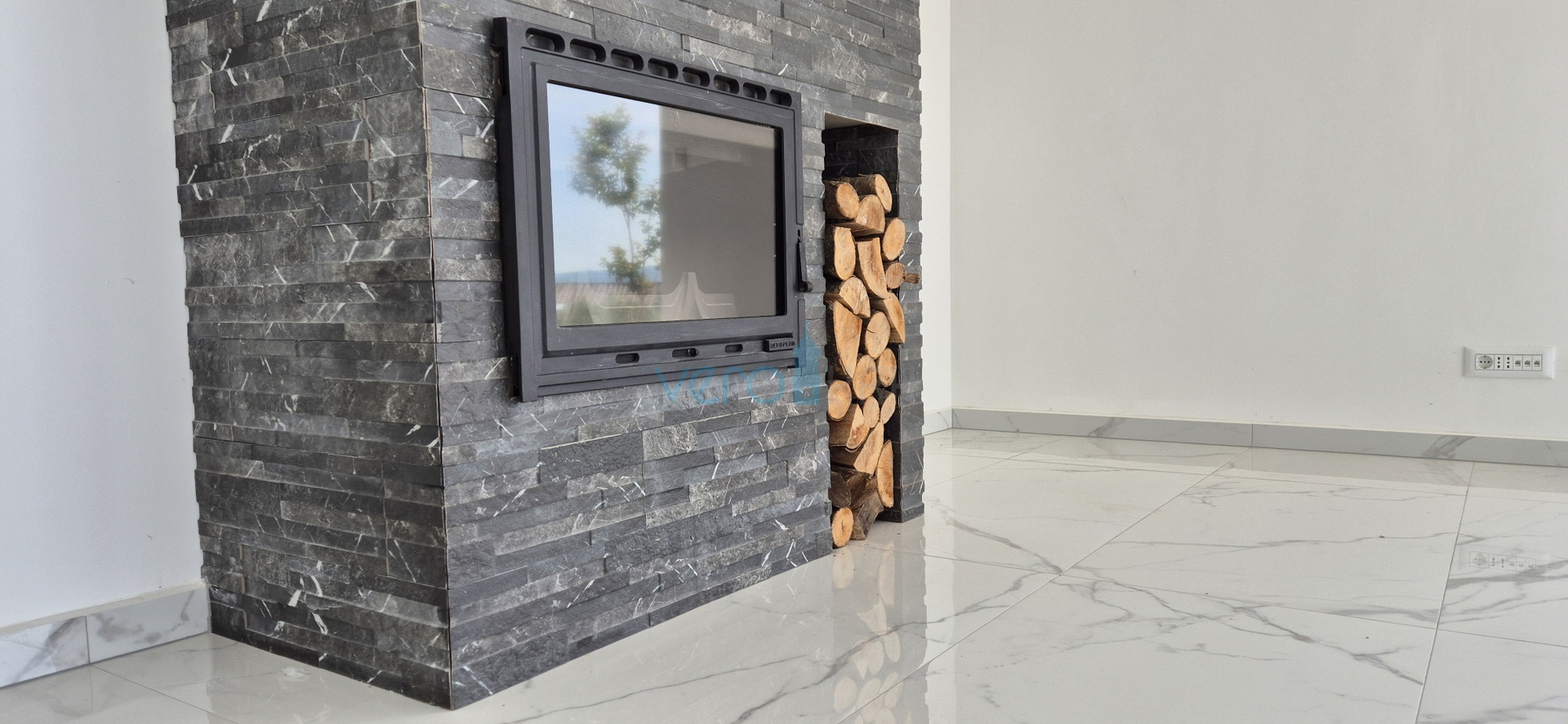 Krk Island, Krk town, surroundings, villa 200m2, swimming pool, open view, for sale