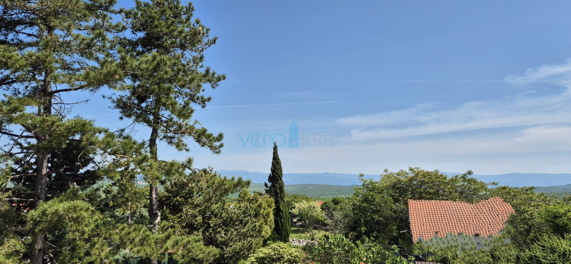 Grad Krk, šira okolica, dvojna kuća, novogradnja, bazen, prodaja
