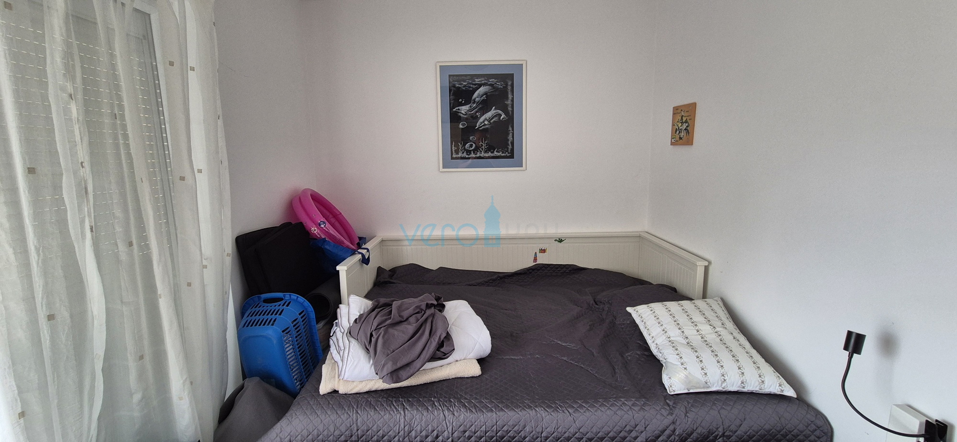 Grad Krk, dvosoban stan u prizemlju, okućnica 103 m2, prodaja