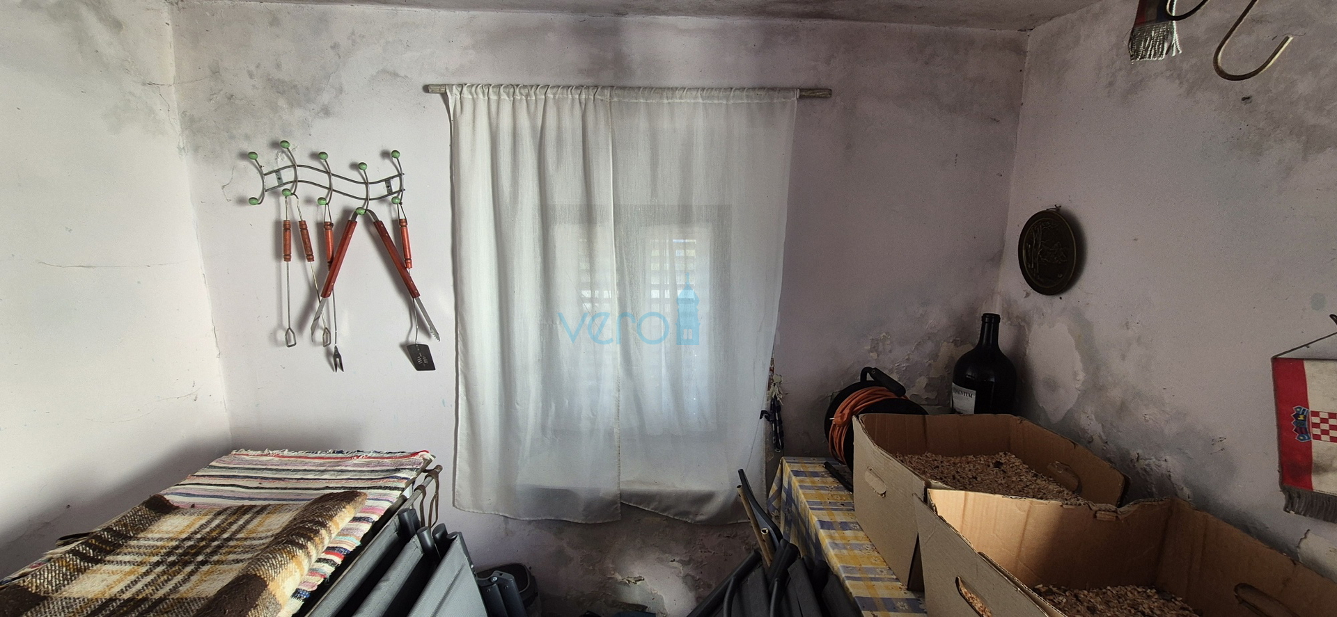 Bakar, Hreljin, dvojna kamena kuća, pogled na more, okućnica, prodaja