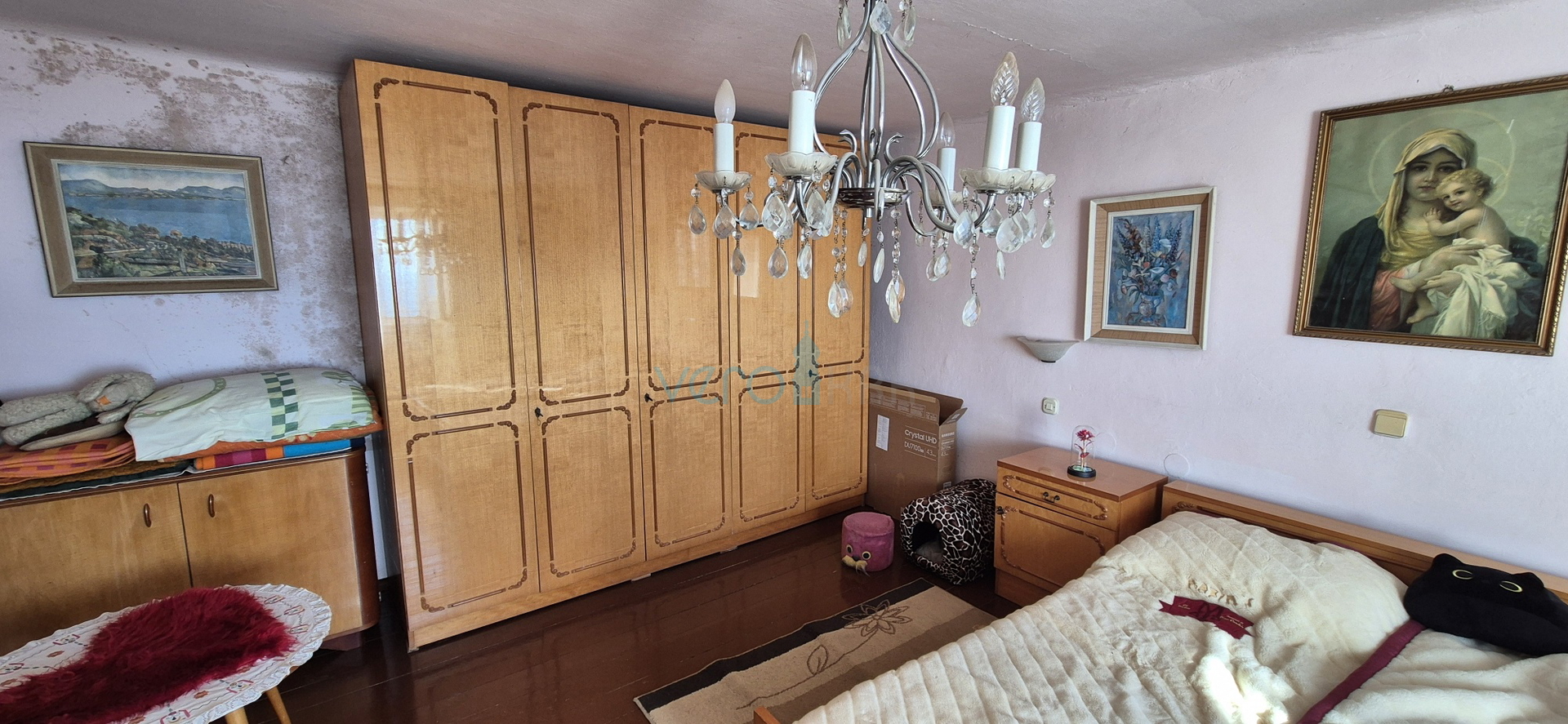 Bakar, Hreljin - dvojna kamena kuća, pogled na more, okućnica 821 m2 + građevinski teren 876 m2, prodaja