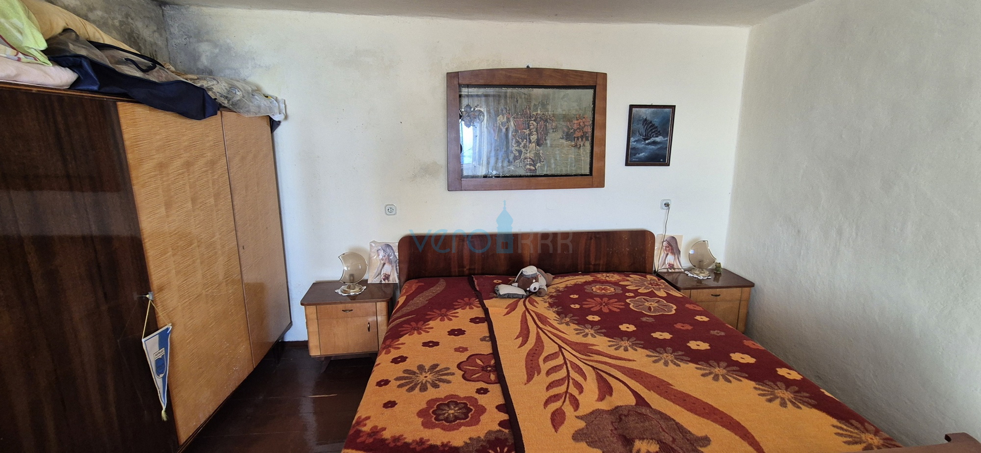 Bakar, Hreljin - dvojna kamena kuća, pogled na more, okućnica 821 m2 + građevinski teren 876 m2, prodaja