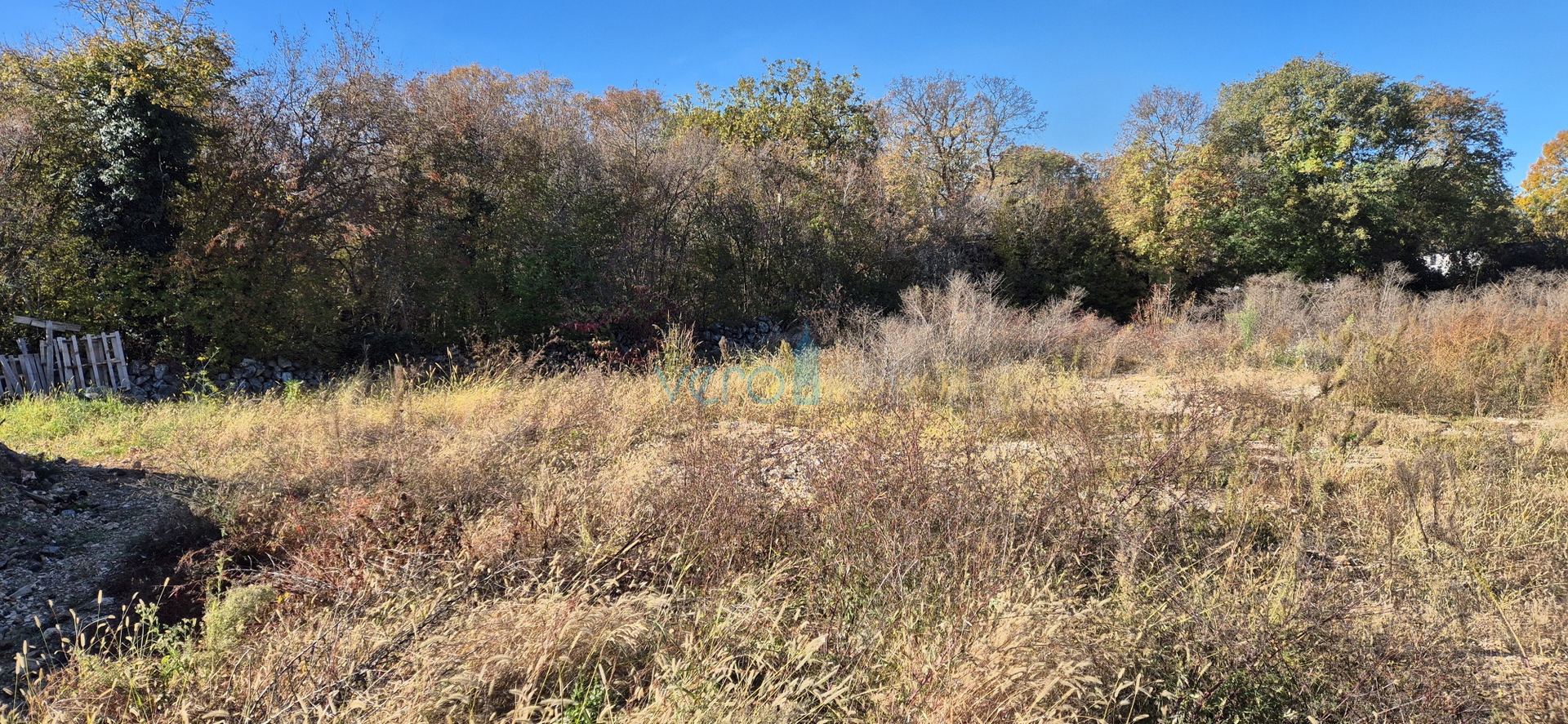 Krk Island, Malinska, surroundings, building land 630 m2, view, for sale