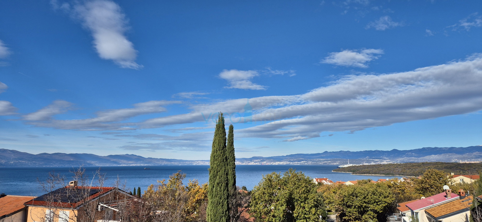 Njivice, island of Krk, apartment with a beautiful sea view, for sale