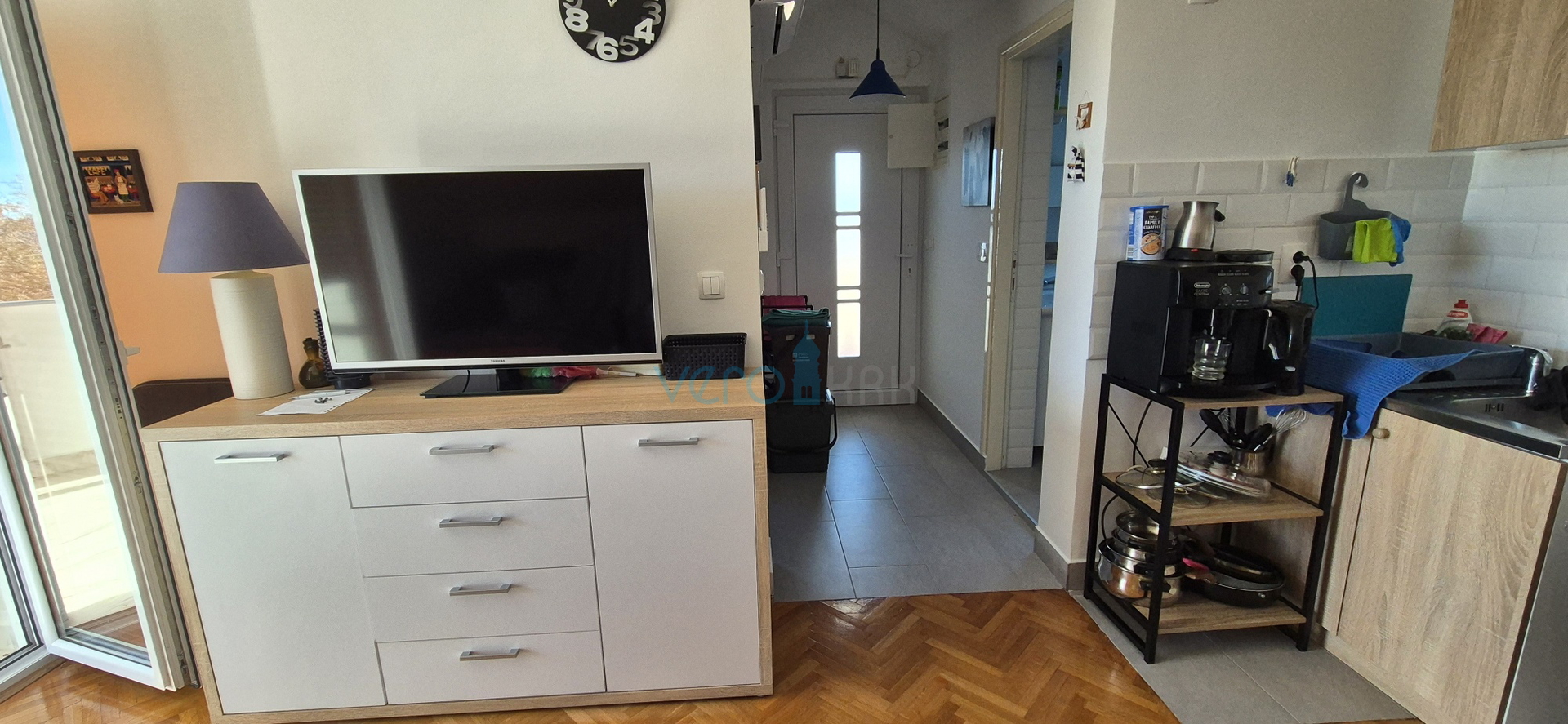 Njivice, otok Krk, stan sa prekrasnim pogledom na more, prodaja