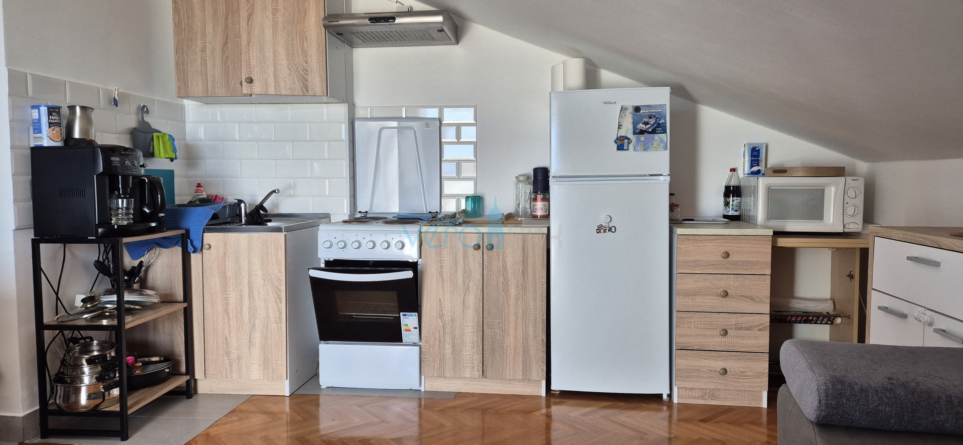 Njivice, otok Krk, jednosoban stan sa prekrasnim pogledom na more, prodaja