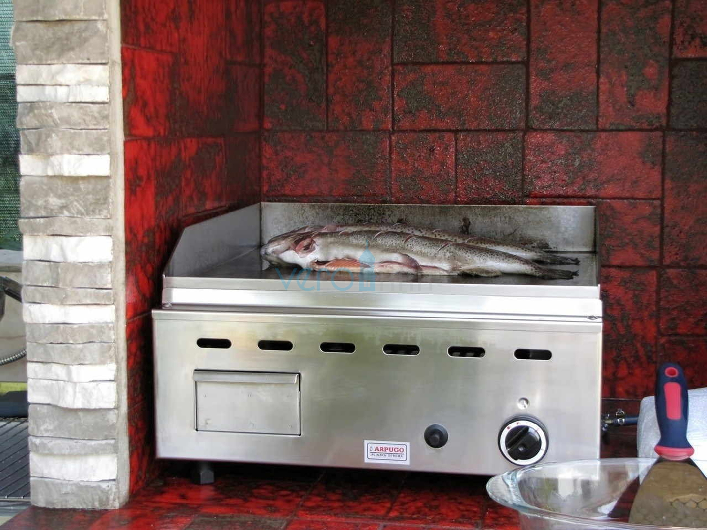 Otok Krk, okolica, lijepa kuća sa bazenom i uređenom okućnicom