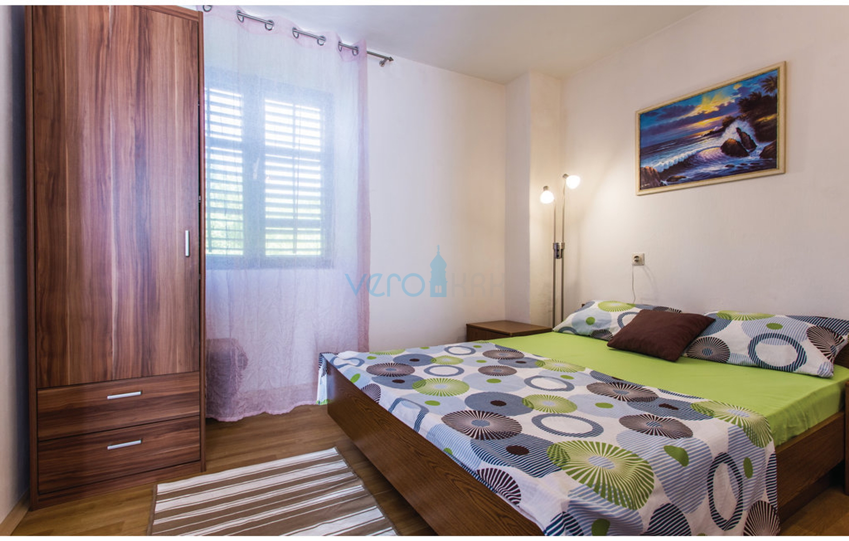 Šilo, otok Krk, okolica, dvojna kuća sa 3 apartmana i pogledom na more