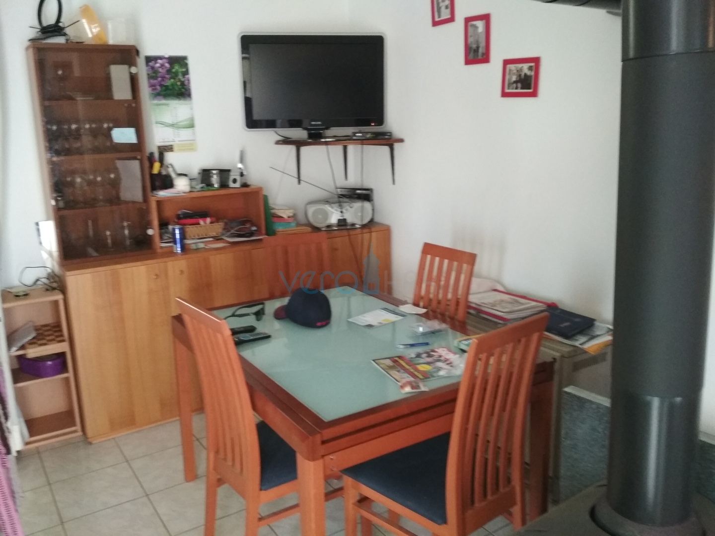 Njivice, otok Krk, dvosoban apartman 60m2, okućnica 280m2, garaža, pogled, prodaja