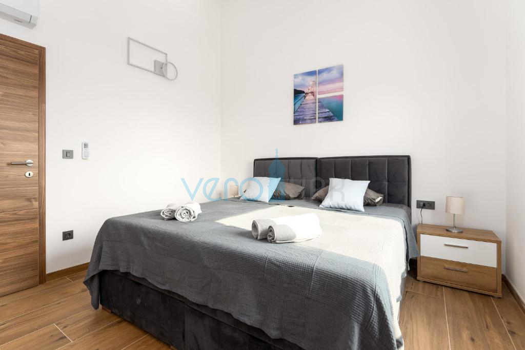 Vrbnik, surroundings, semi-detached house, newly built, view, swimming pool, for sale