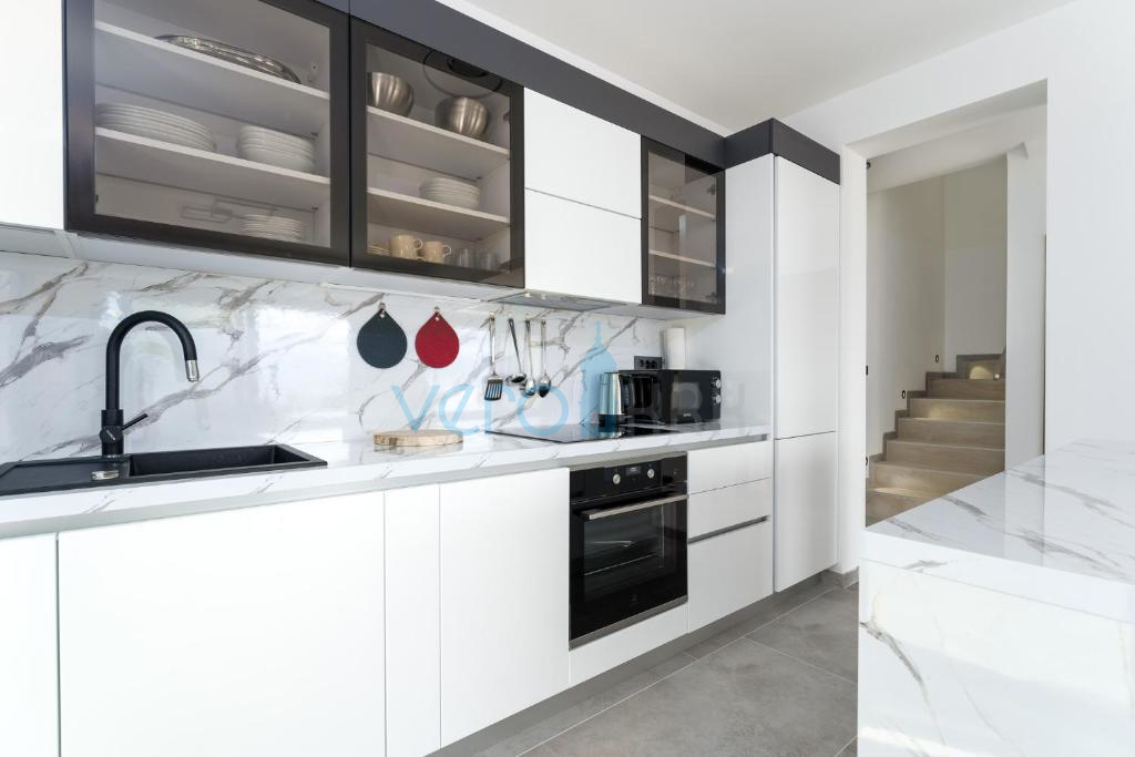 Vrbnik, surroundings, semi-detached house, newly built, view, swimming pool, for sale