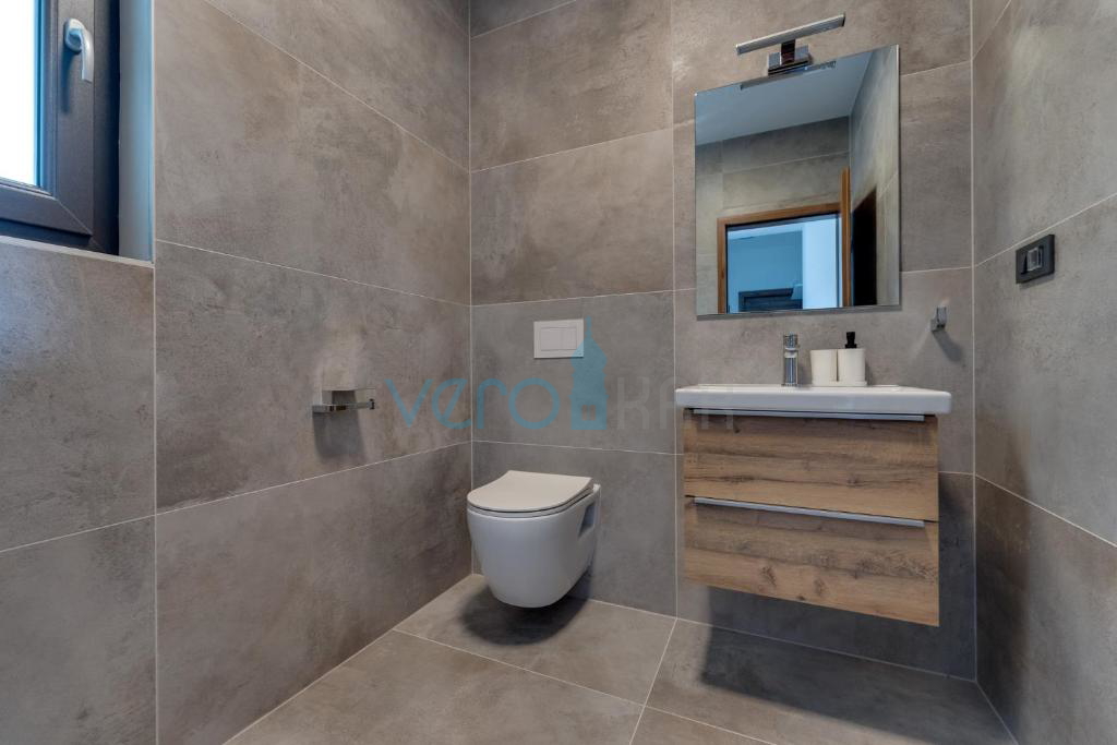 Vrbnik, surroundings, semi-detached house, newly built, view, swimming pool, for sale