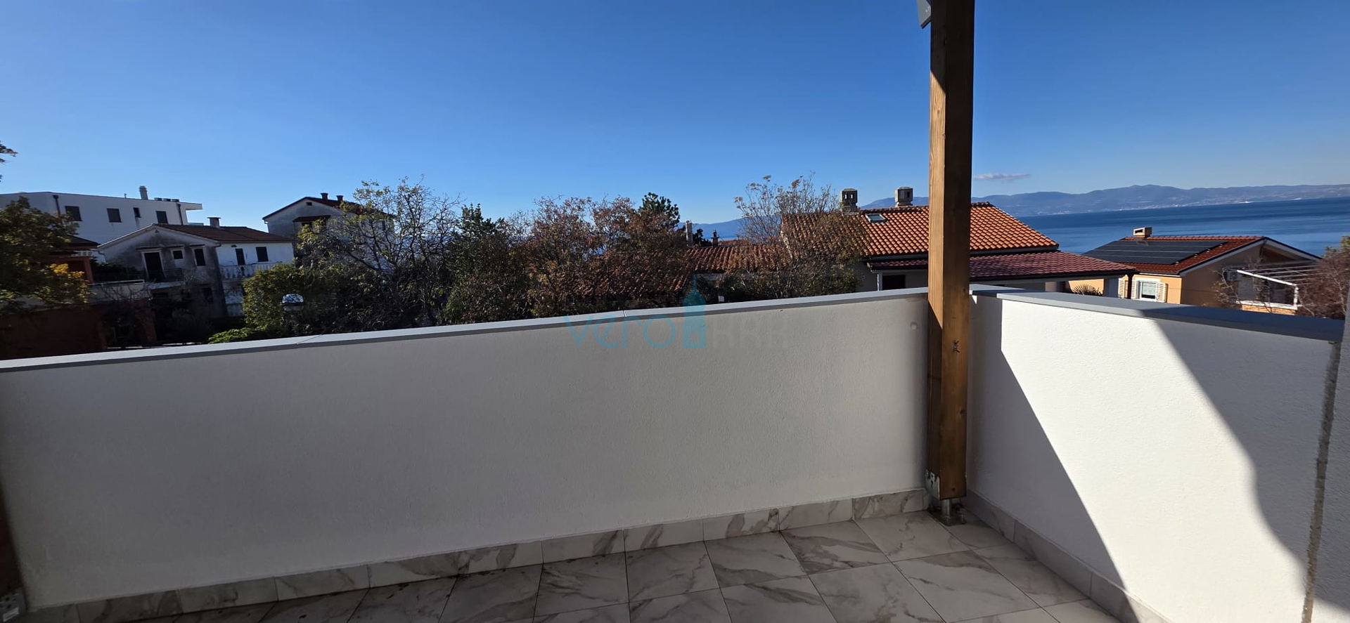 Njivice, island of Krk, apartment with a beautiful sea view, for sale