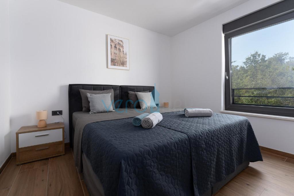 Vrbnik, surroundings, semi-detached house, newly built, view, swimming pool, for sale