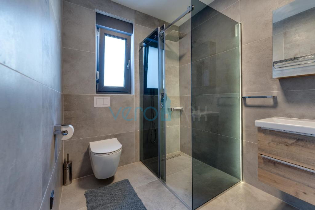 Vrbnik, surroundings, semi-detached house, newly built, view, swimming pool, for sale