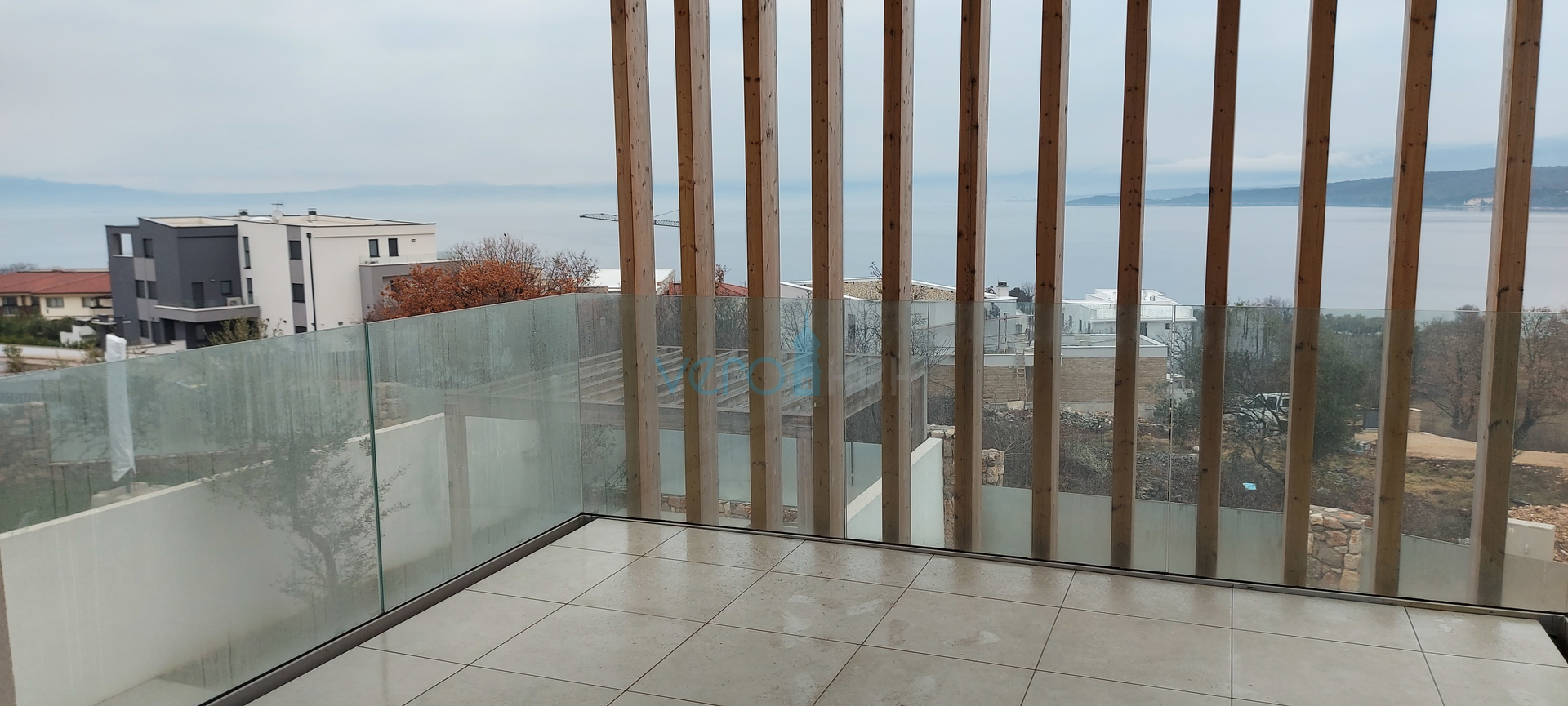 Malinska, surroundings, top-quality penthouse with a beautiful panoramic sea view