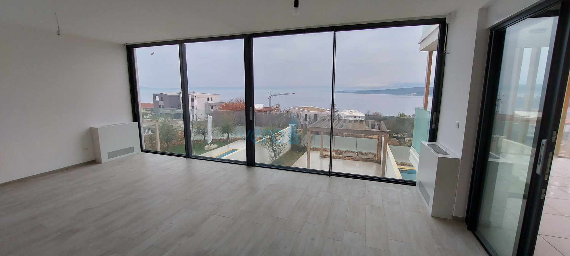Malinska, surroundings, top-quality penthouse with a beautiful panoramic sea view
