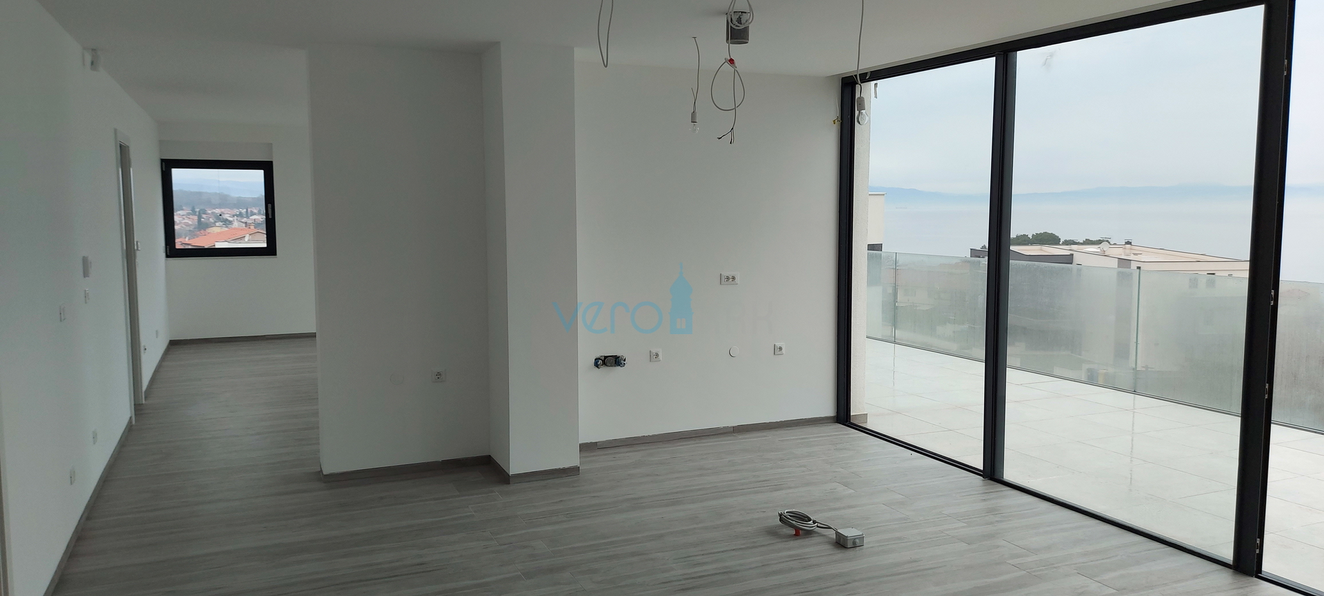 Malinska, surroundings, top-quality penthouse with a beautiful panoramic sea view