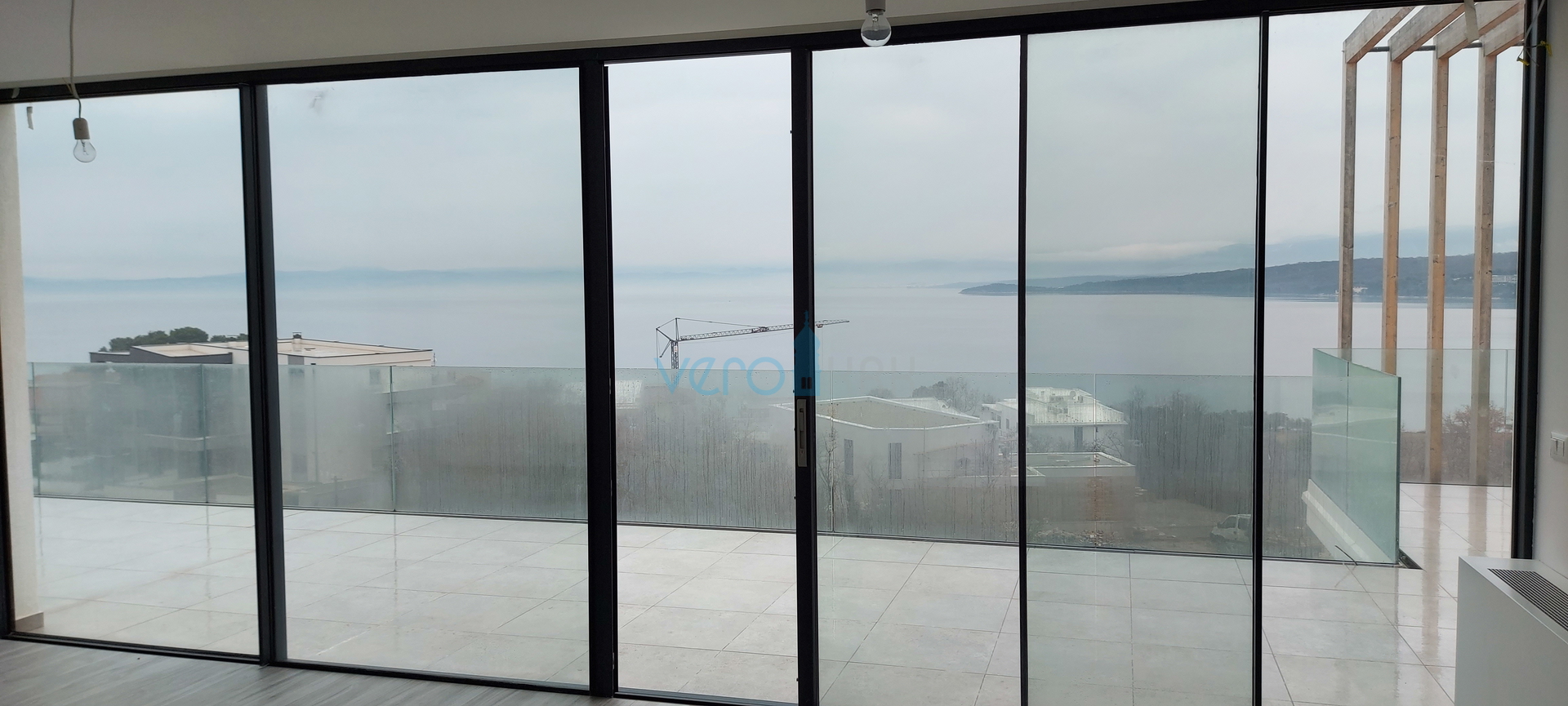 Malinska, surroundings, top-quality penthouse with a beautiful panoramic sea view