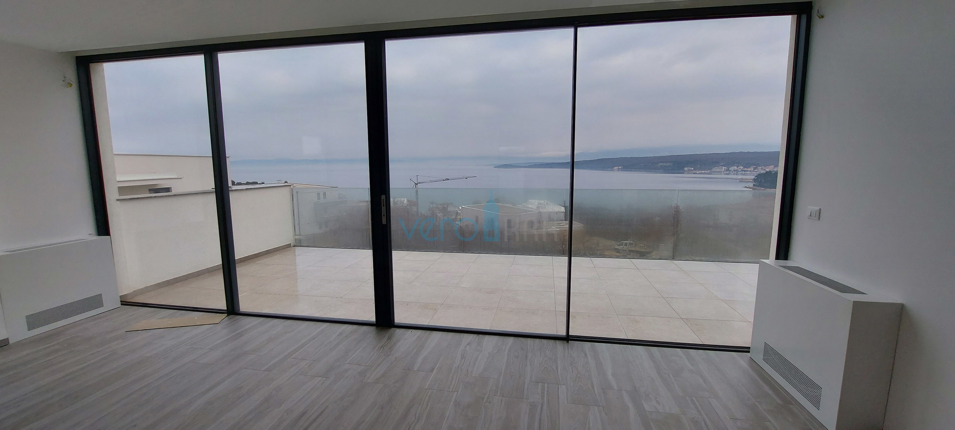 Malinska, surroundings, top-quality penthouse with a beautiful panoramic sea view