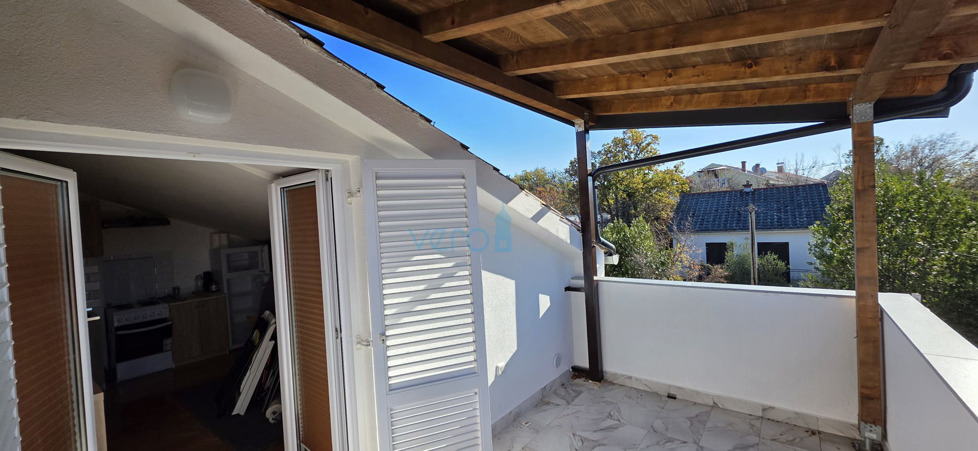 Njivice, island of Krk, apartment with a beautiful sea view, for sale