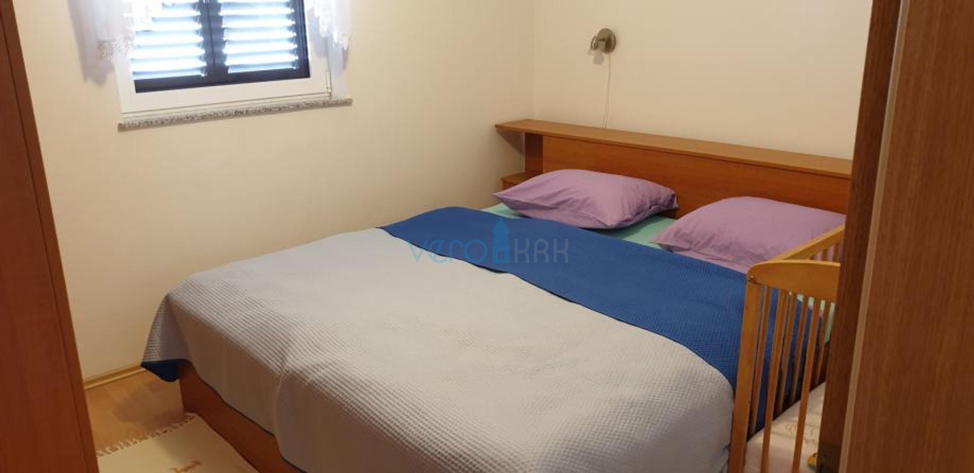 Malinska, stan 52 m2 na katu sa pogledom na more