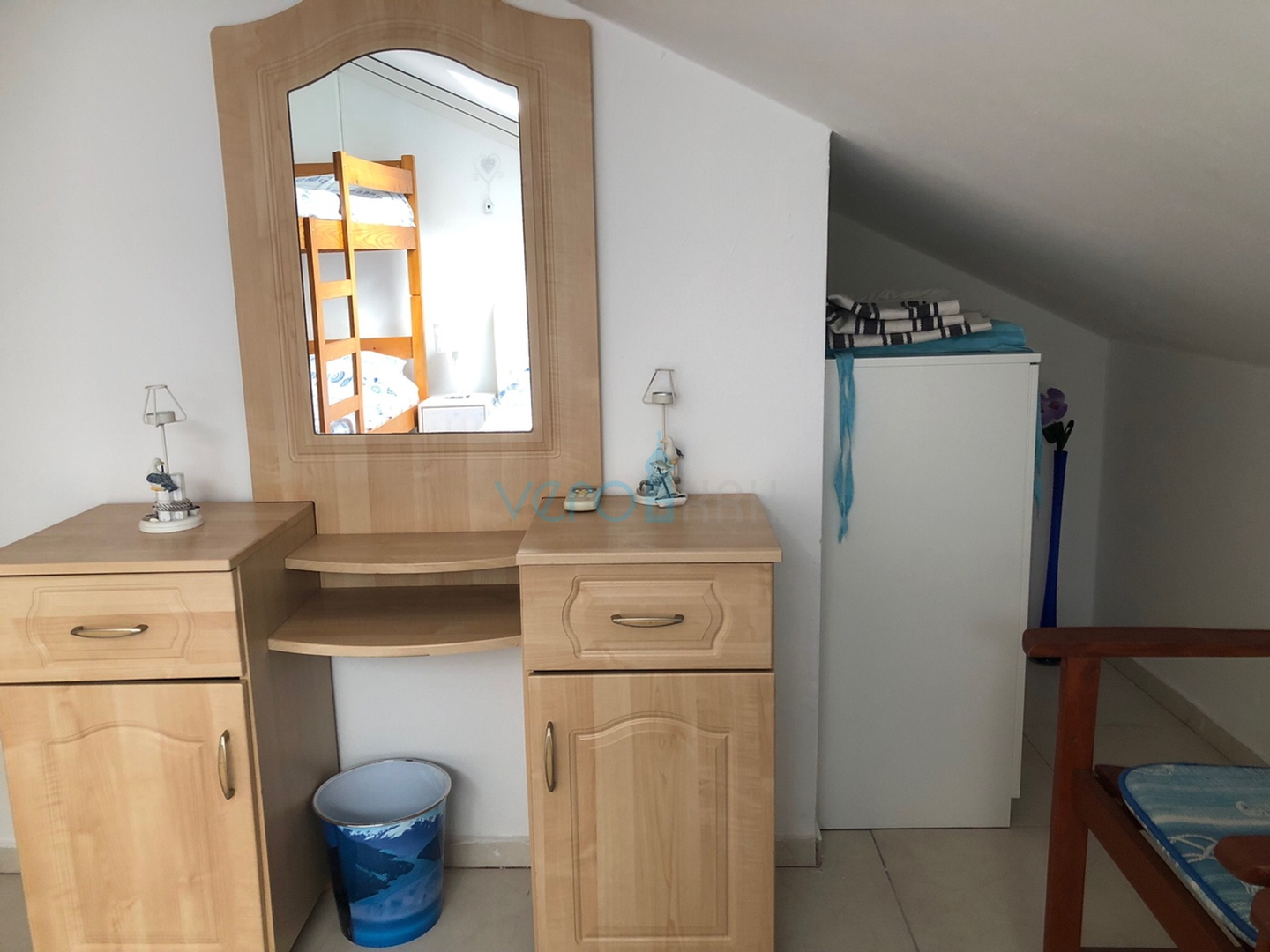 Čižići, otok Krk, dvoetažni stan 83 m2 sa pogledom na more,prodaja,najam
