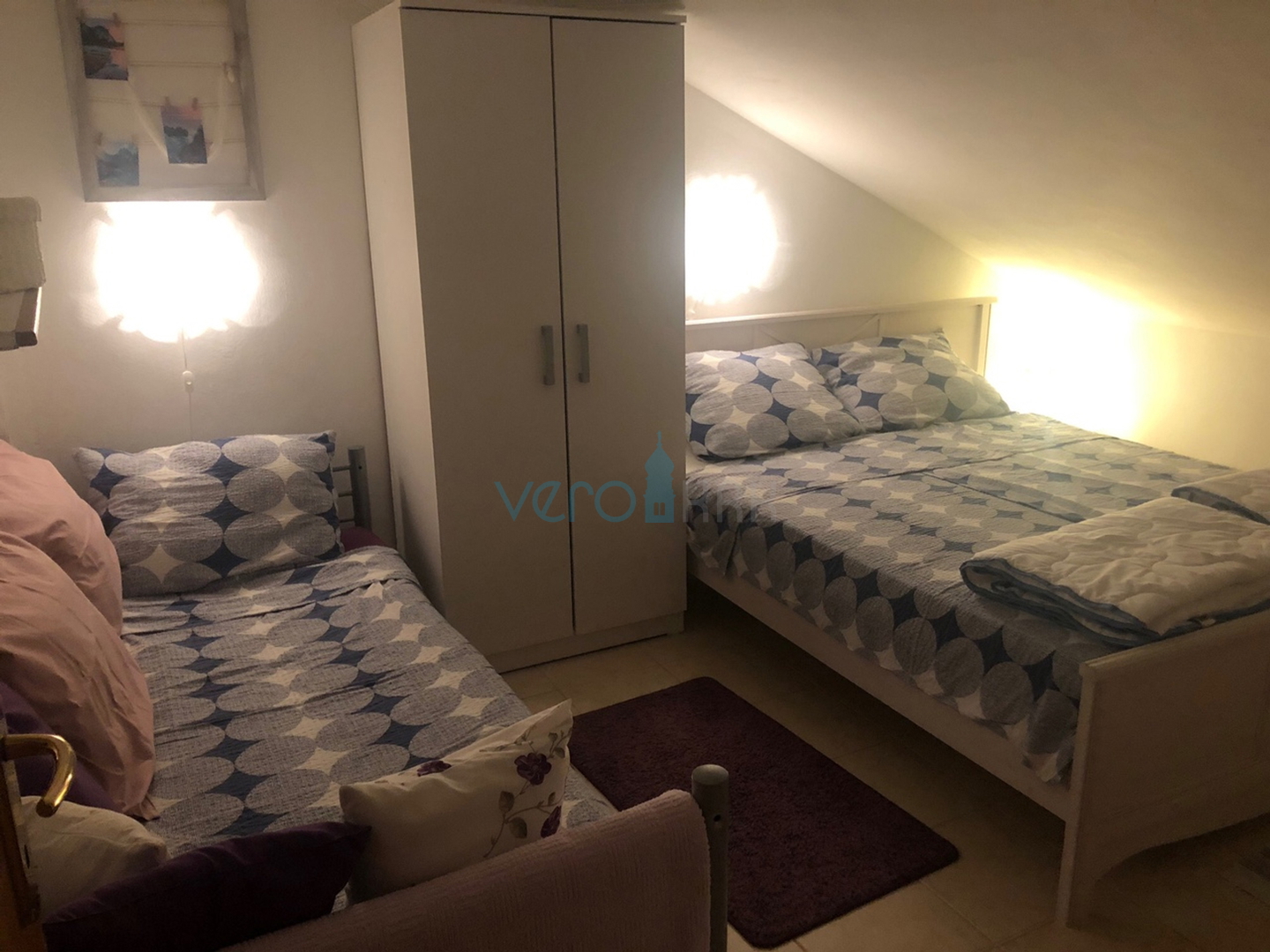 Čižići, Insel Krk, zweistöckige Wohnung 83 m2 mit Meerblick, Verkauf, Vermietung