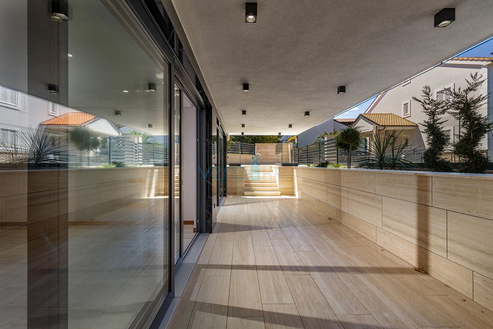 Malinska, luxury apartment with pool, view, garden, 80m to the sea, for sale