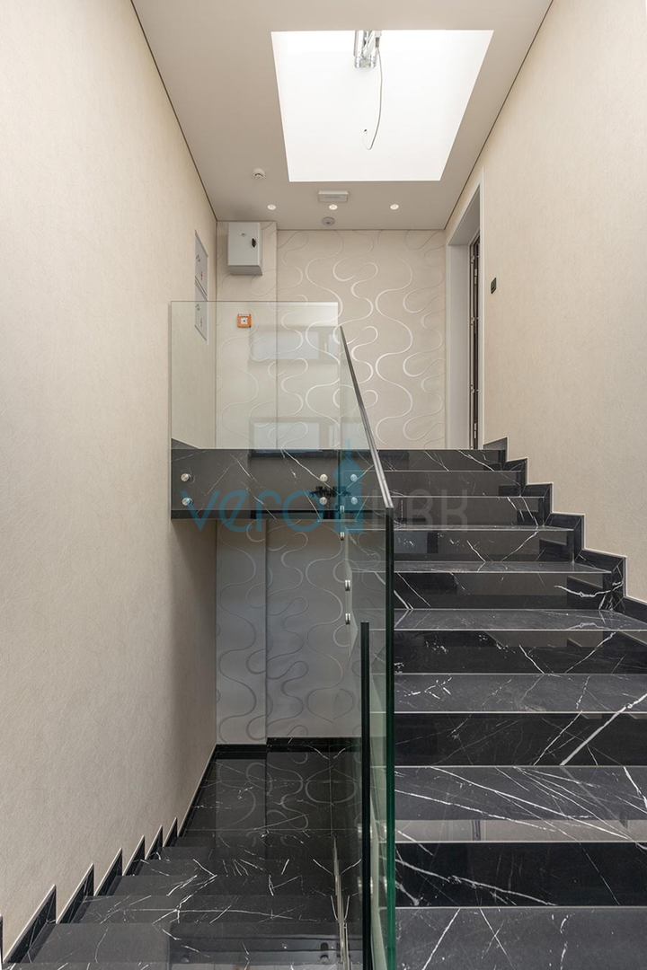 Malinska, luxury apartment with pool, view, garden, 80m to the sea, for sale