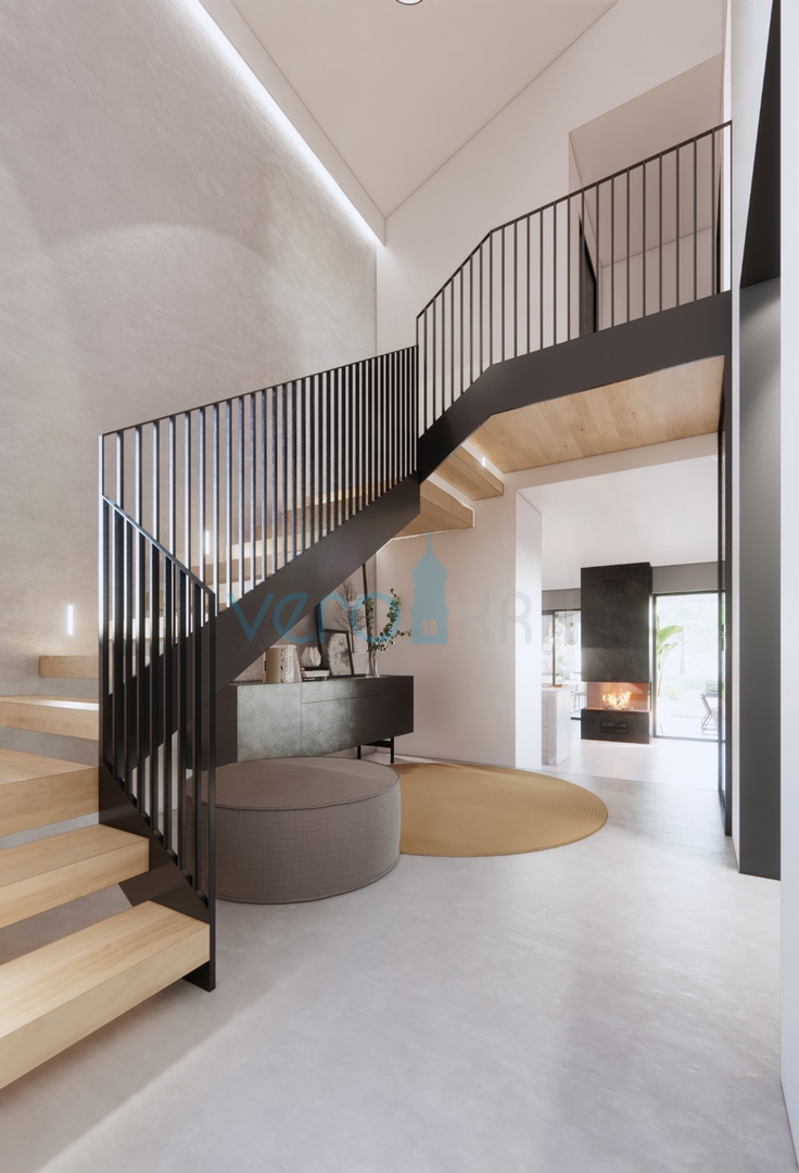 Vrbnik, luksuzna novogradnja s bazenom u mirnom okružju