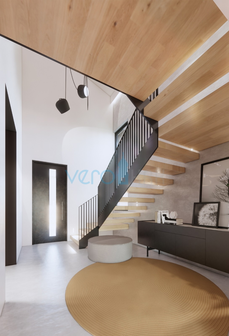 Vrbnik, luksuzna novogradnja s bazenom u mirnom okružju